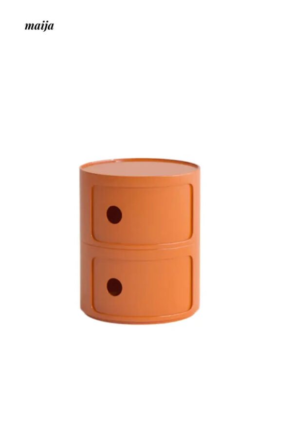 PUMPKIN BOX Round Minimalist Bedside Table - Image 60