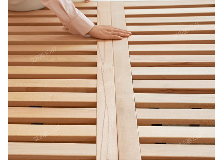 MORNING FOREST Arabella Natural Wood Crib Bed Product - Image 3
