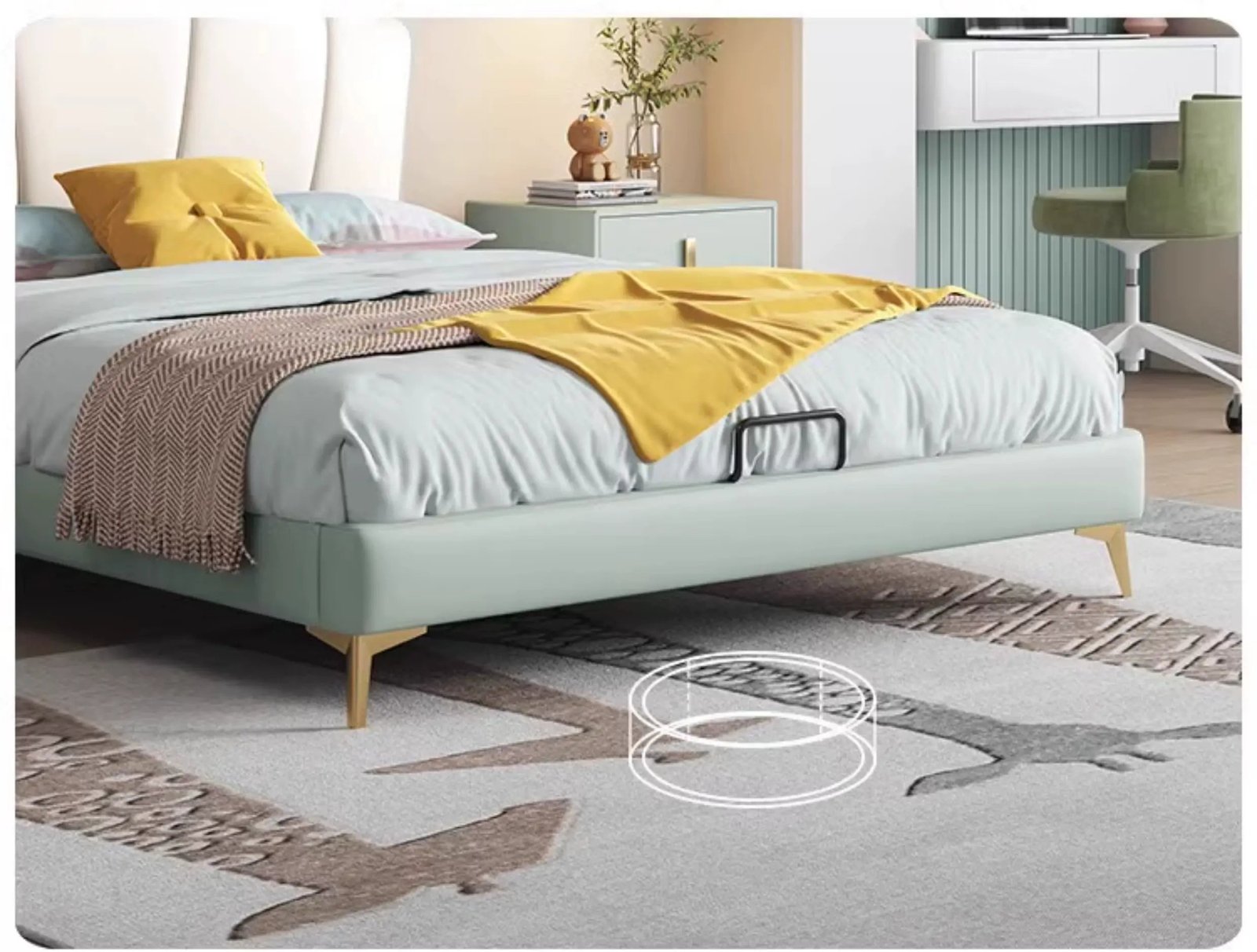 MORNING FOREST Arabella Natural Wood Crib Bed Product - Image 5