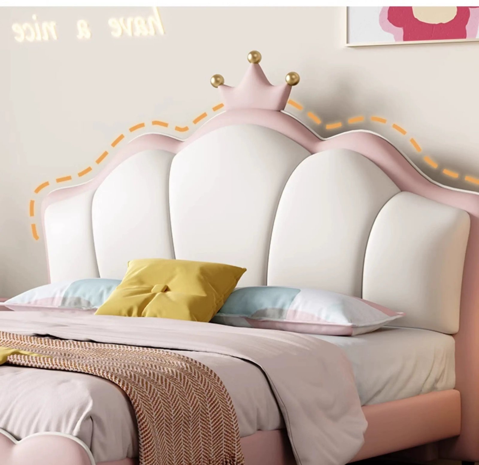 MORNING FOREST Isabella Charming Fuchsia Crib - Image 4