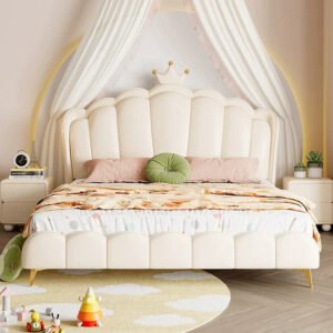 MORNING FOREST LORELIE Elegant Leather Villa Crib