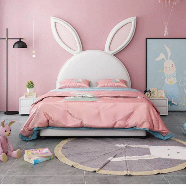 MORNING FOREST Isabella Luxurious Leather Rabbit Crib - Image 4