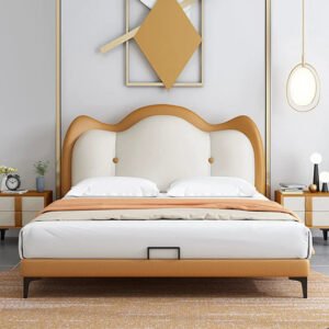MORNING FOREST Arabella Elegant Natural Wood Crib