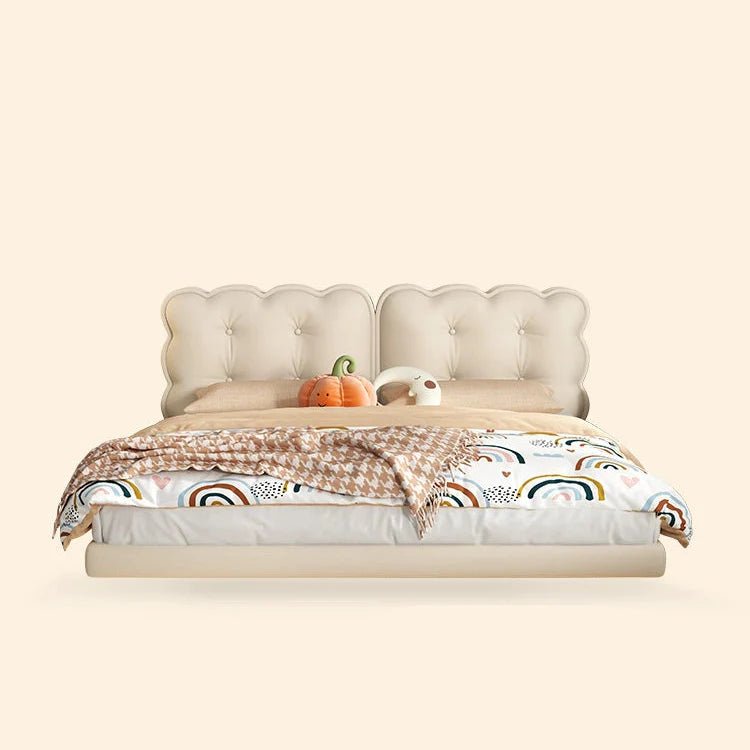 MORNING FOREST Lila Dreamy Cream Light Luxury Bed - Image 2