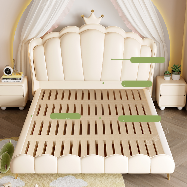 MORNING FOREST LORELIE Elegant Leather Villa Crib - Image 10