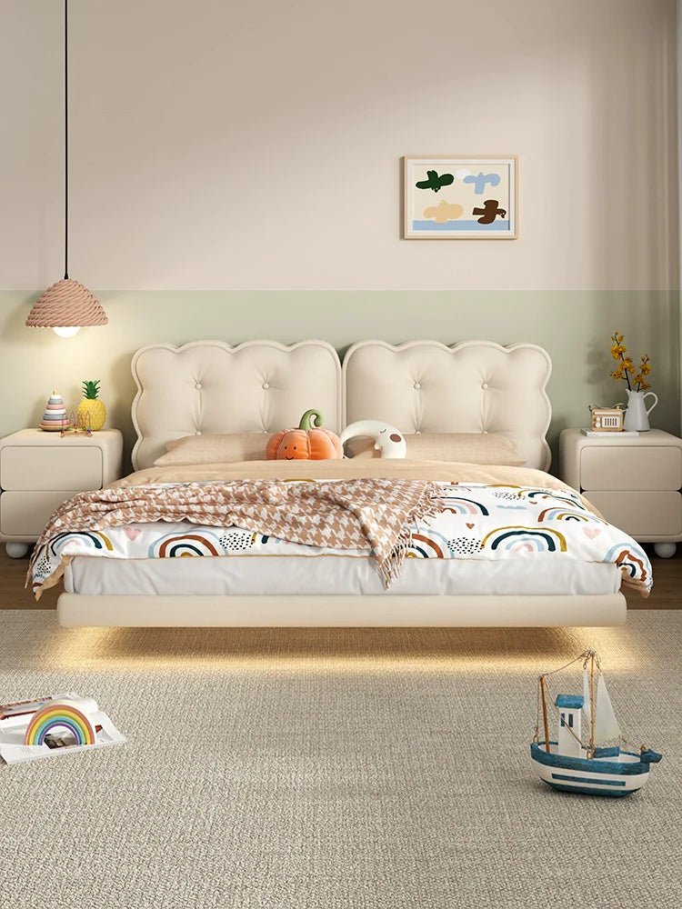 MORNING FOREST Lila Dreamy Cream Light Luxury Bed
