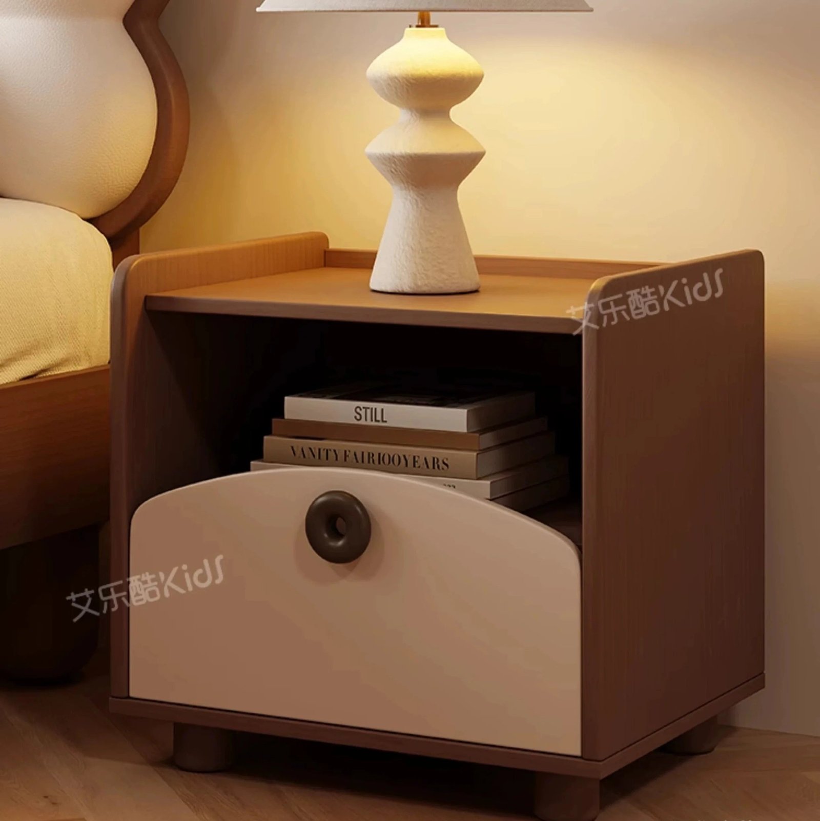 MORNING FOREST Isabella Elegant Natural Wood Crib - Image 12