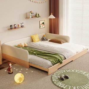 MORNING FOREST Oliver Eco-Friendly Natural Wood Crib Table