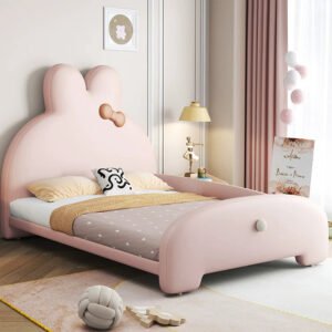 MORNING FOREST Oliver Modern Cream Rabbit Crib Slide