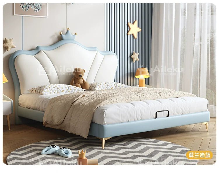 MORNING FOREST Isabella Crowned Minimalist Princess Bed - Image 7
