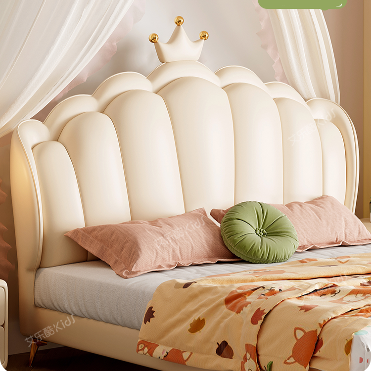 MORNING FOREST LORELIE Elegant Leather Villa Crib - Image 4