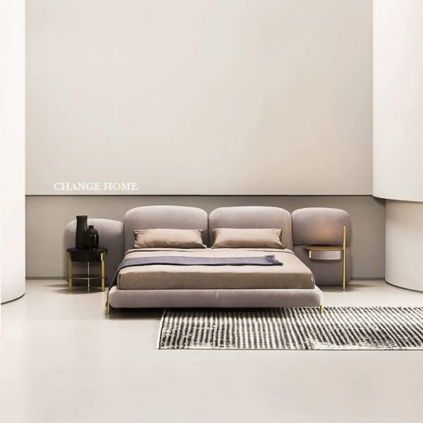 CH Leonardo Elegant Minimalist Stone Bed - Image 2