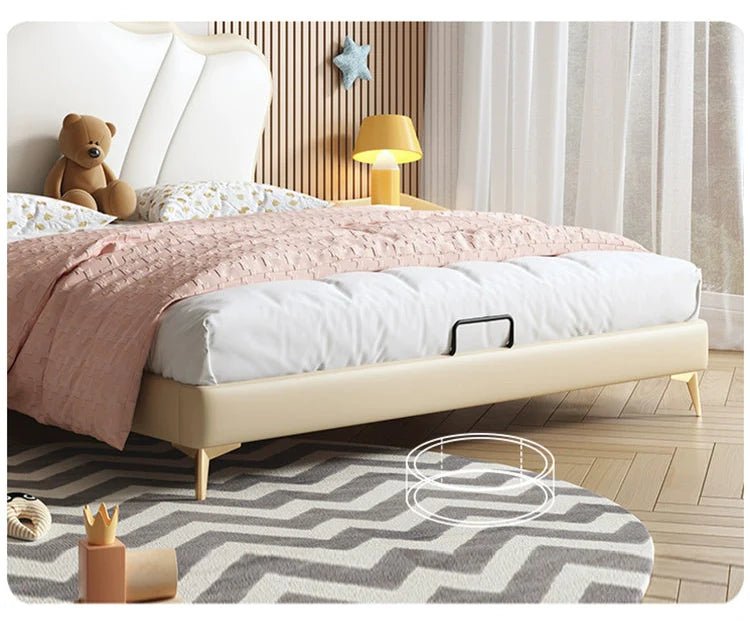MORNING FOREST Isabella Crowned Minimalist Princess Bed - Image 2