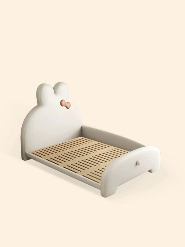 MORNING FOREST Oliver Modern Cream Rabbit Crib Slide - Image 2