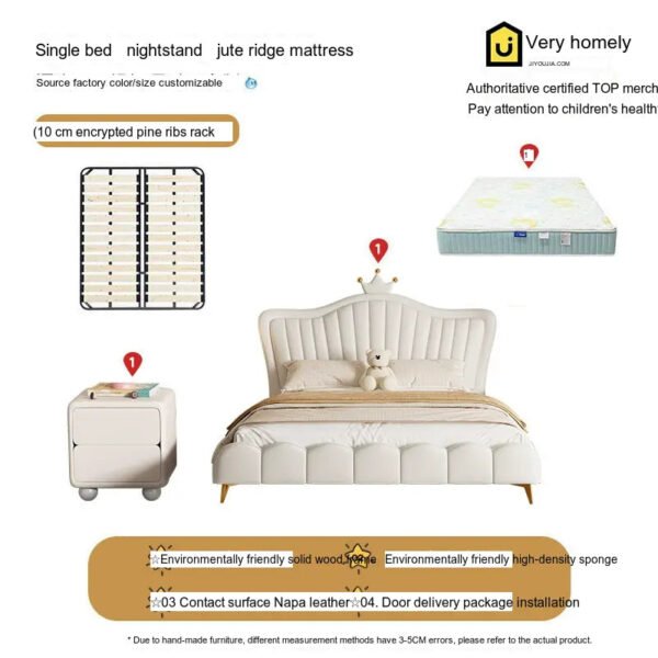 MORNING FOREST Isabella Enchanting Cream White Crib - Image 13