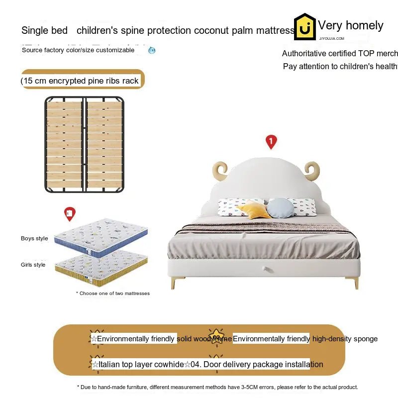 MORNING FOREST Oliver Stylish Solid Wood Bed - Image 16