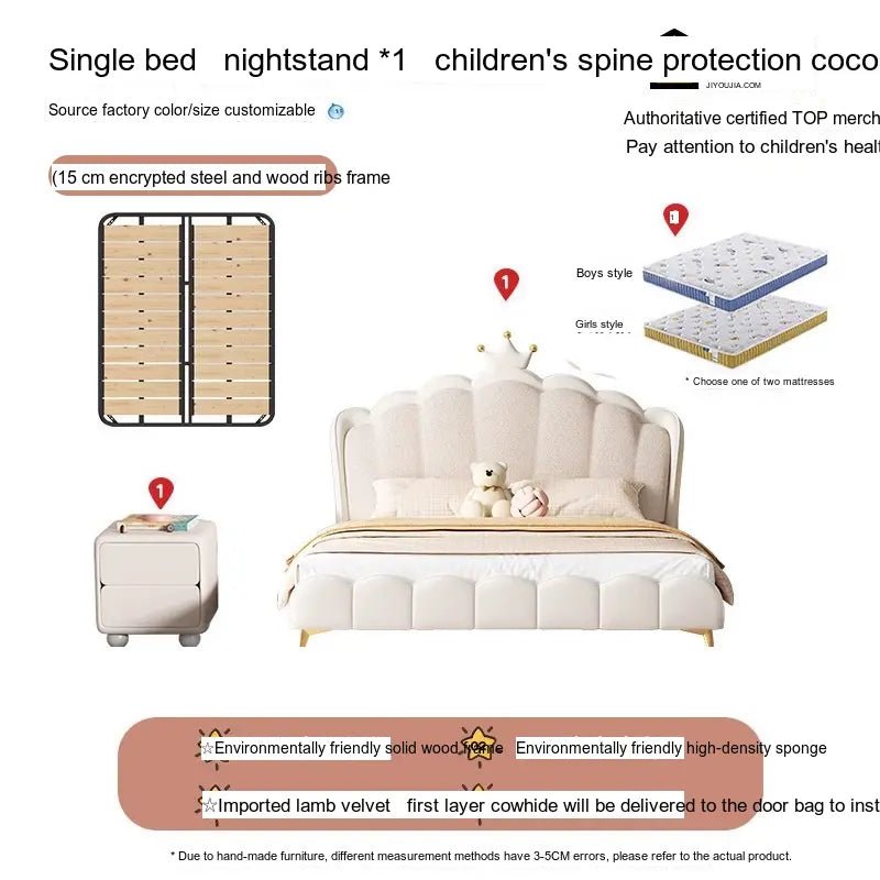 MORNING FOREST Isabella Elegant French Cream Crib - Image 22