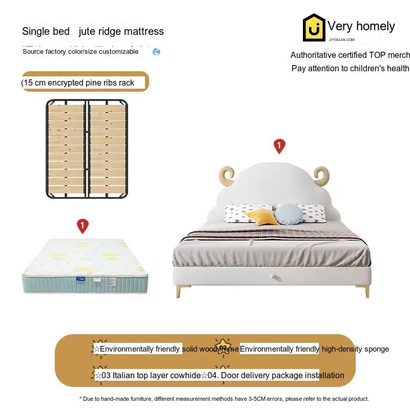 MORNING FOREST Oliver Stylish Solid Wood Bed - Image 17