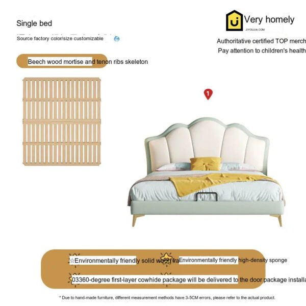 MORNING FOREST Arabella Natural Wood Crib Bed Product - Image 23