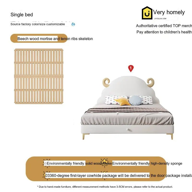 MORNING FOREST Oliver Stylish Solid Wood Bed - Image 18