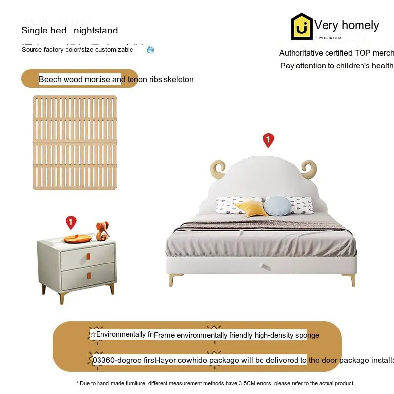 MORNING FOREST Oliver Stylish Solid Wood Bed - Image 19
