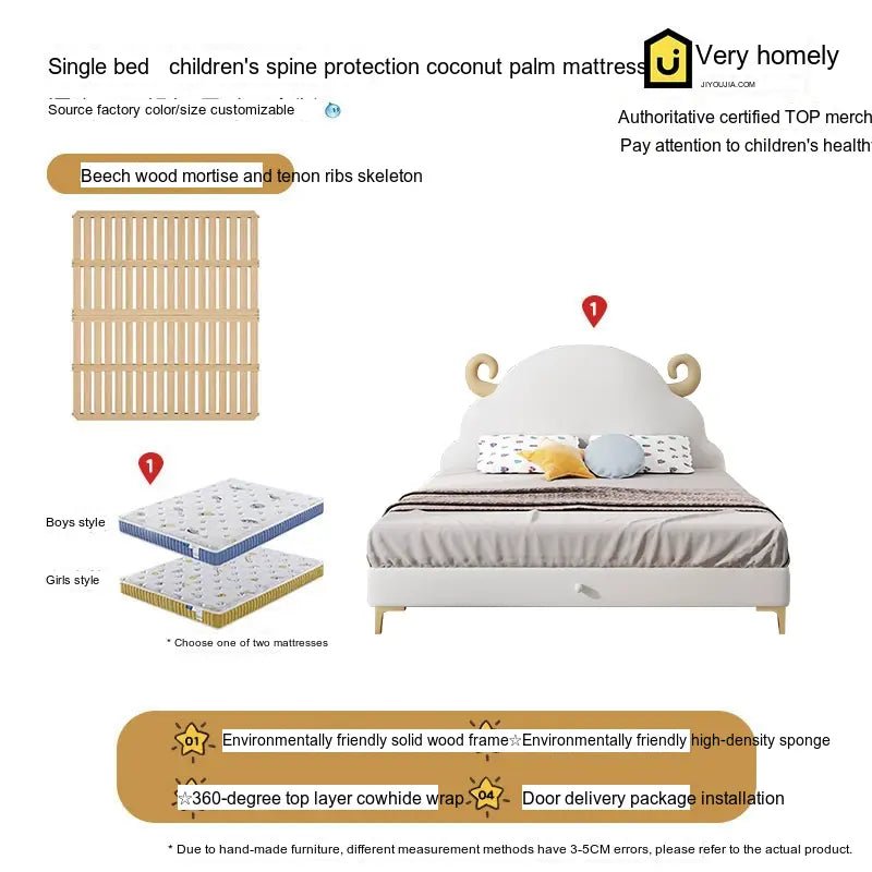 MORNING FOREST Oliver Stylish Solid Wood Bed - Image 20