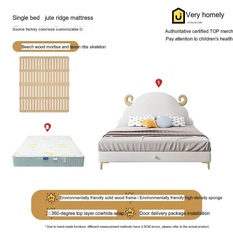 MORNING FOREST Oliver Stylish Solid Wood Bed - Image 21