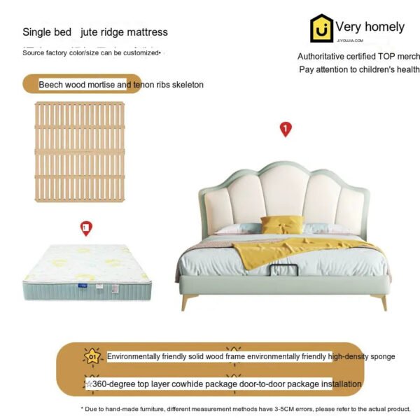 MORNING FOREST Arabella Natural Wood Crib Bed Product - Image 26