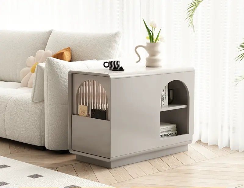 LINYUE Ivy Cream Style Movable Side Table