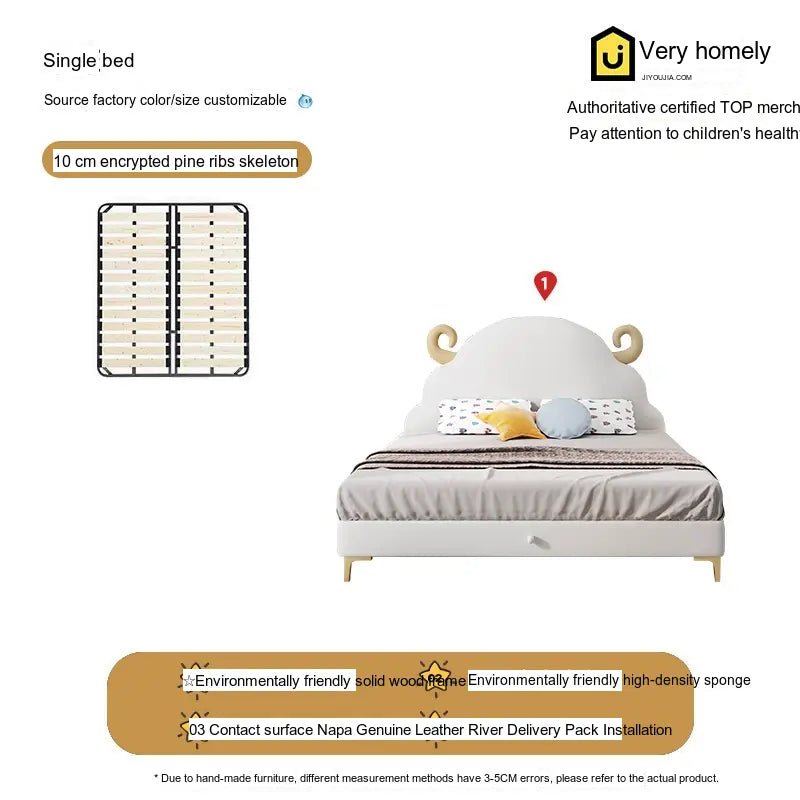 MORNING FOREST Oliver Stylish Solid Wood Bed - Image 8