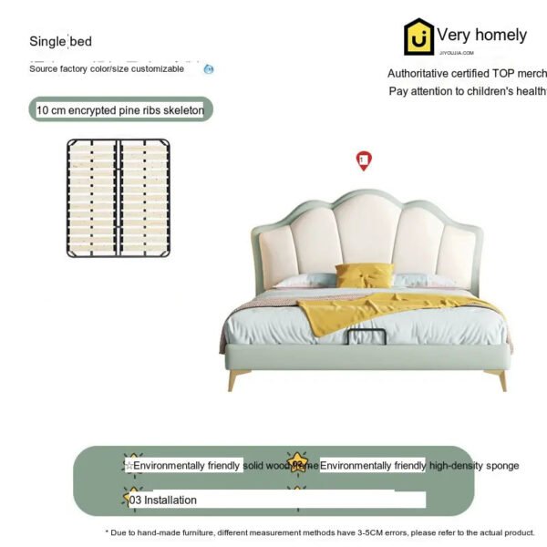 MORNING FOREST Arabella Natural Wood Crib Bed Product - Image 13