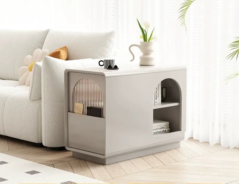 LINYUE Ivy Cream Style Movable Side Table - Image 5