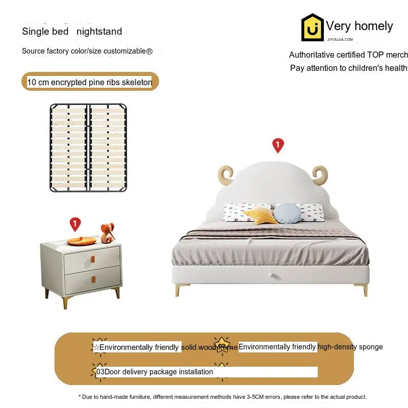 MORNING FOREST Oliver Stylish Solid Wood Bed - Image 9