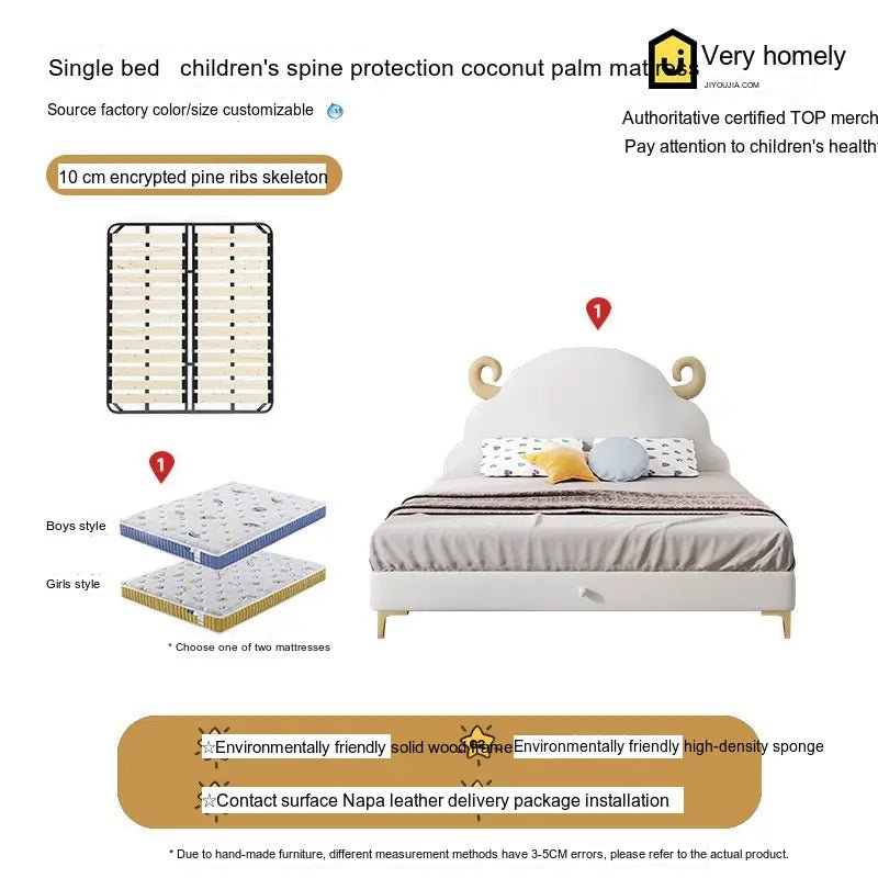 MORNING FOREST Oliver Stylish Solid Wood Bed - Image 10
