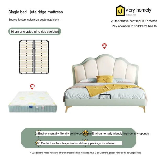 MORNING FOREST Arabella Natural Wood Crib Bed Product - Image 17