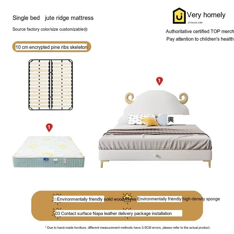 MORNING FOREST Oliver Stylish Solid Wood Bed - Image 12