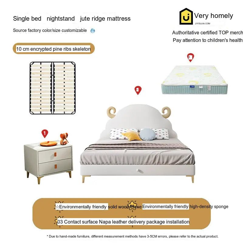 MORNING FOREST Oliver Stylish Solid Wood Bed - Image 13