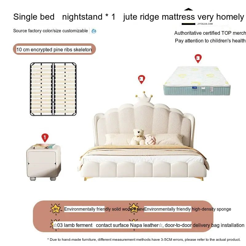 MORNING FOREST Isabella Elegant French Cream Crib - Image 18